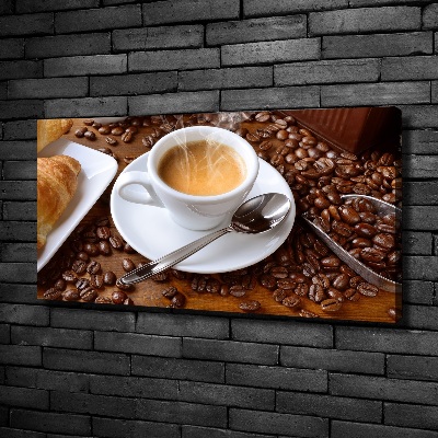 Foto op canvas Aromatische koffie