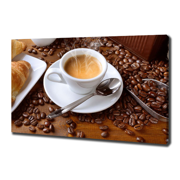 Foto op canvas Aromatische koffie