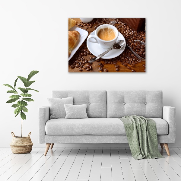 Foto op canvas Aromatische koffie