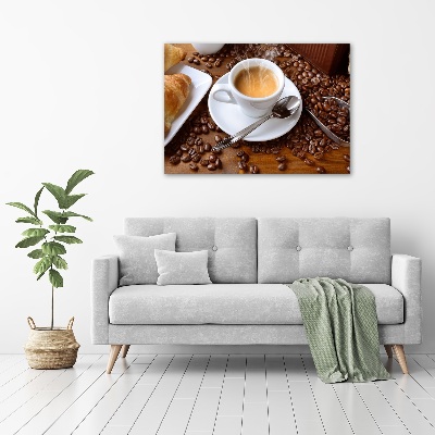 Foto op canvas Aromatische koffie