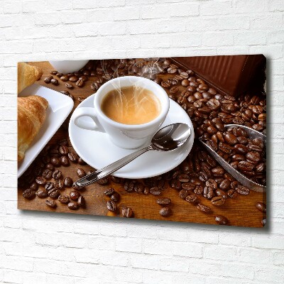 Foto op canvas Aromatische koffie