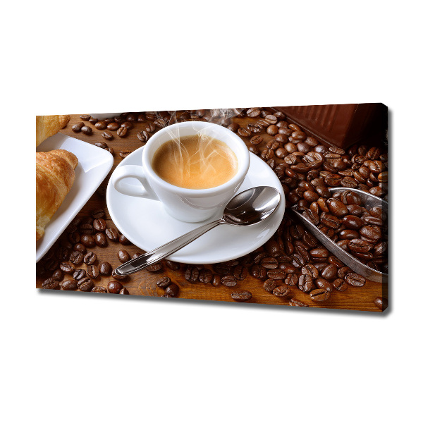 Foto op canvas Aromatische koffie
