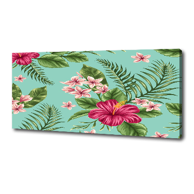 Foto canvas Hawaiiaanse bloemen
