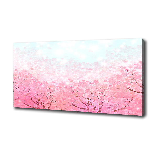 Foto canvas Kersenbloesems