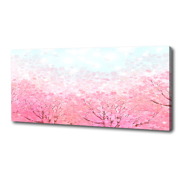 Foto canvas Kersenbloesems