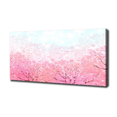 Foto canvas Kersenbloesems