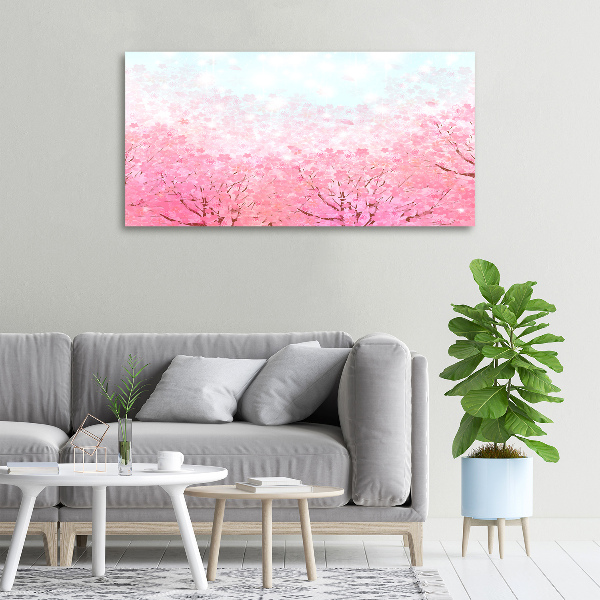 Foto canvas Kersenbloesems