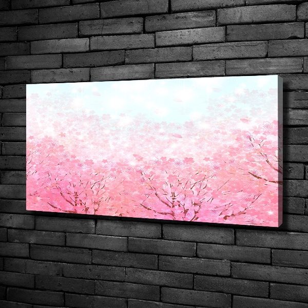 Foto canvas Kersenbloesems