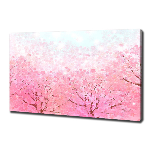 Foto canvas Kersenbloesems