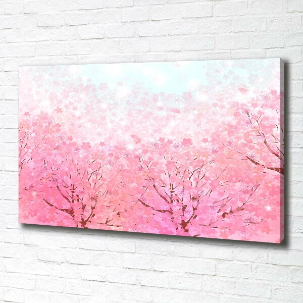 Foto canvas Kersenbloesems