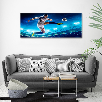 Foto canvas Voetballer