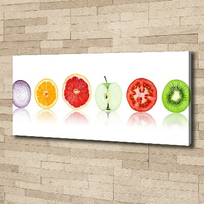 Canvas foto Fruit en groenten