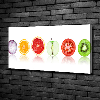 Canvas foto Fruit en groenten