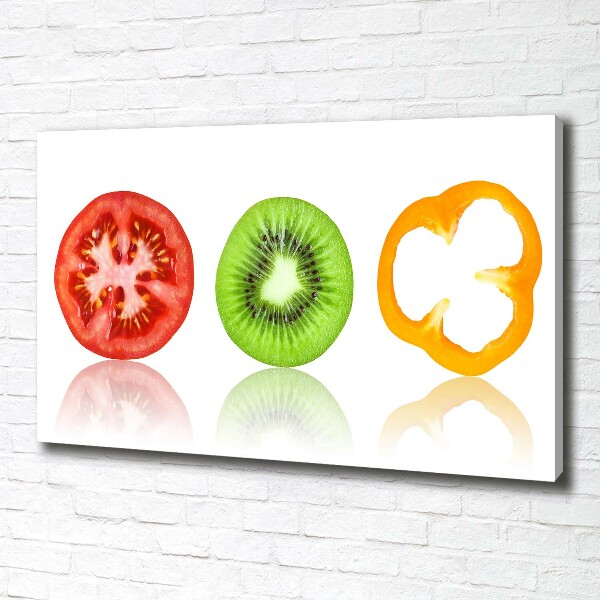 Canvas foto Fruit en groenten