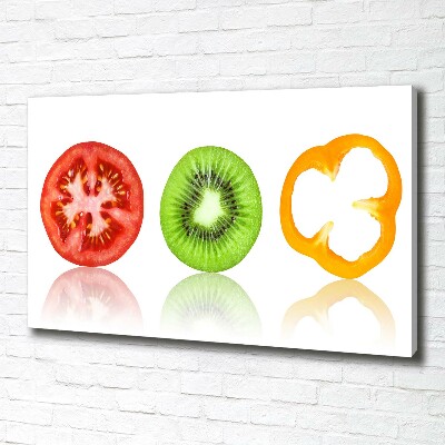 Canvas foto Fruit en groenten