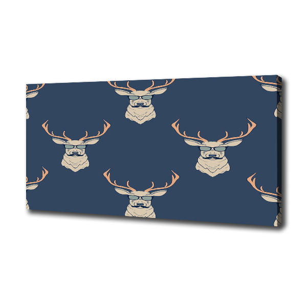 Foto canvas Hipster hert