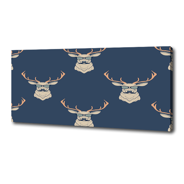 Foto canvas Hipster hert