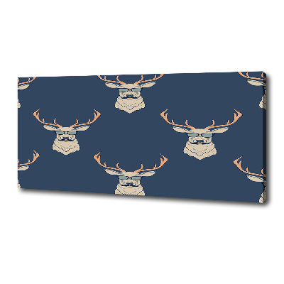 Foto canvas Hipster hert