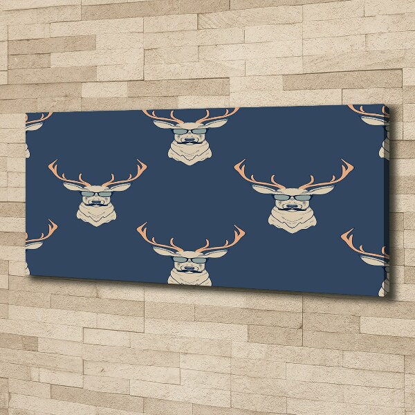 Foto canvas Hipster hert