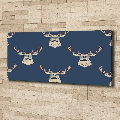 Foto canvas Hipster hert