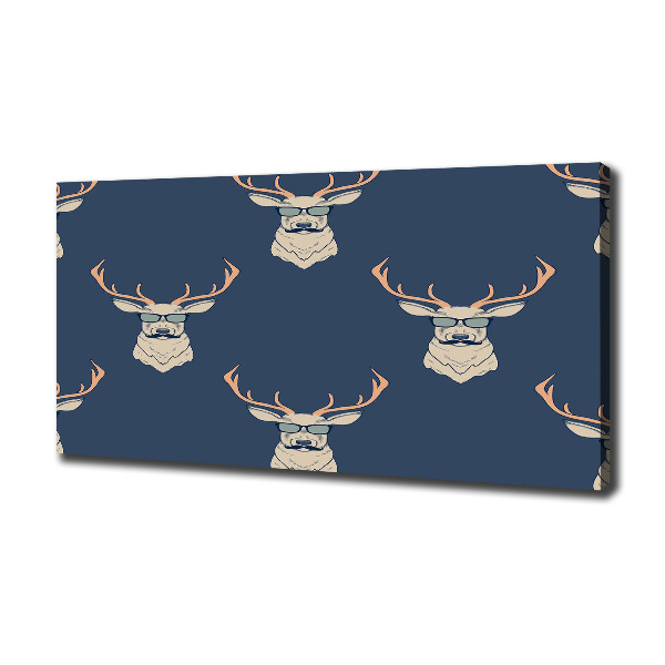 Foto canvas Hipster hert