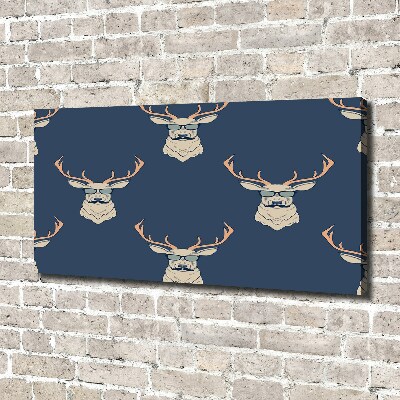Foto canvas Hipster hert
