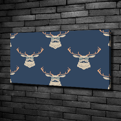 Foto canvas Hipster hert