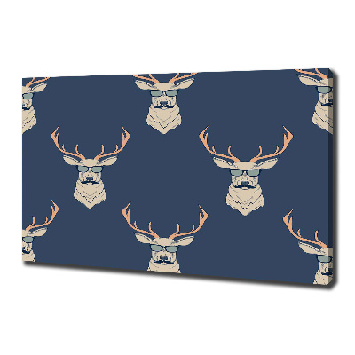 Foto canvas Hipster hert