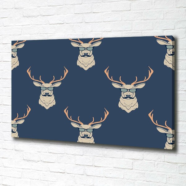Foto canvas Hipster hert