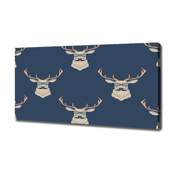 Foto canvas Hipster hert