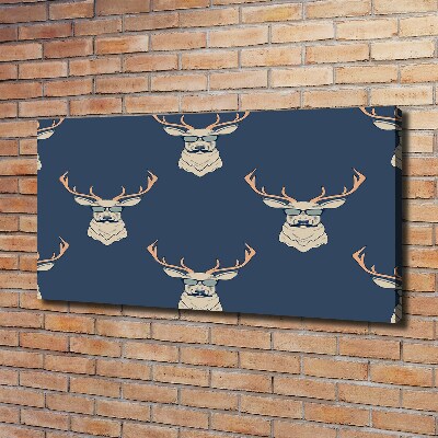 Foto canvas Hipster hert