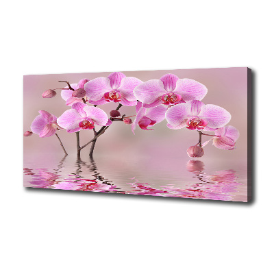 Canvas foto Roze orchidee
