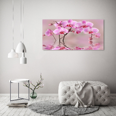 Canvas foto Roze orchidee