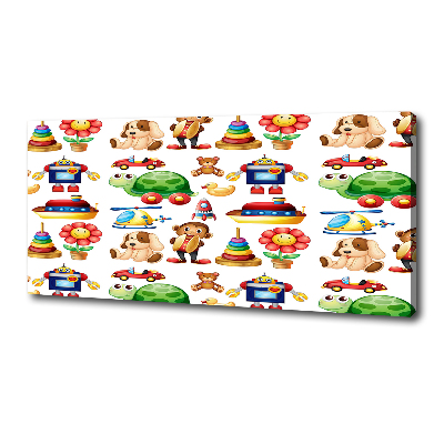 Foto canvas Speelgoed