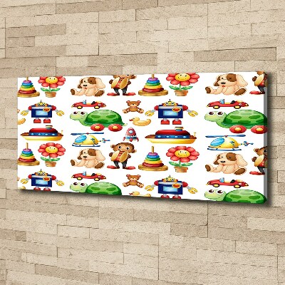 Foto canvas Speelgoed