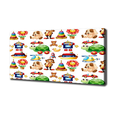 Foto canvas Speelgoed