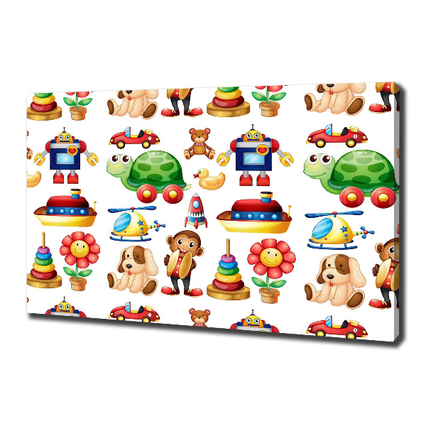 Foto canvas Speelgoed