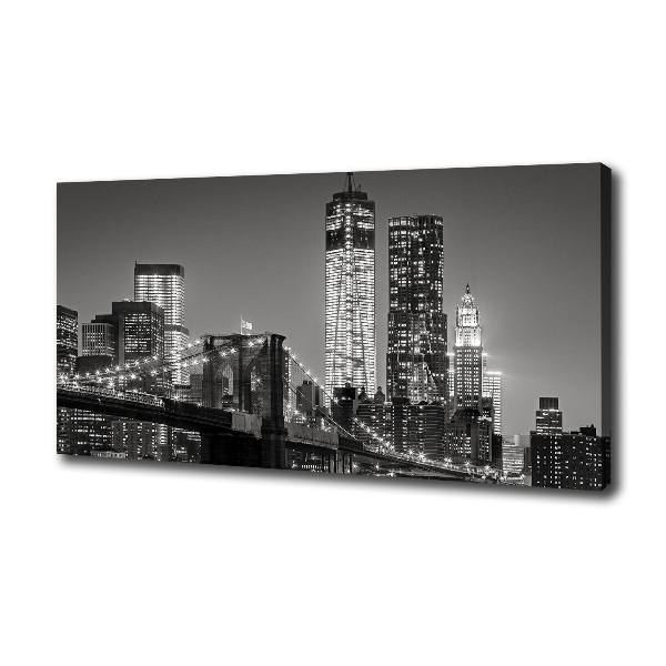 Foto canvas Manhattan 's nachts