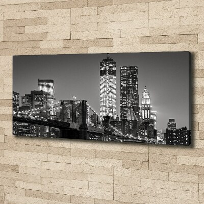 Foto canvas Manhattan 's nachts