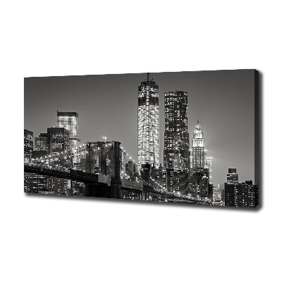 Foto canvas Manhattan 's nachts