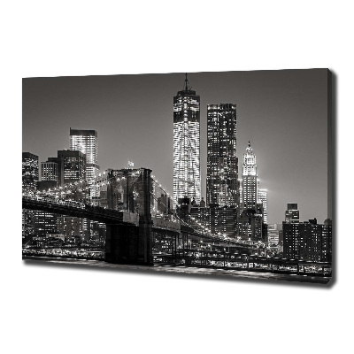 Foto canvas Manhattan 's nachts