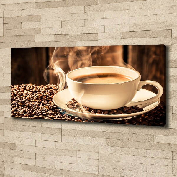 Schilderij op canvas Aromatische koffie
