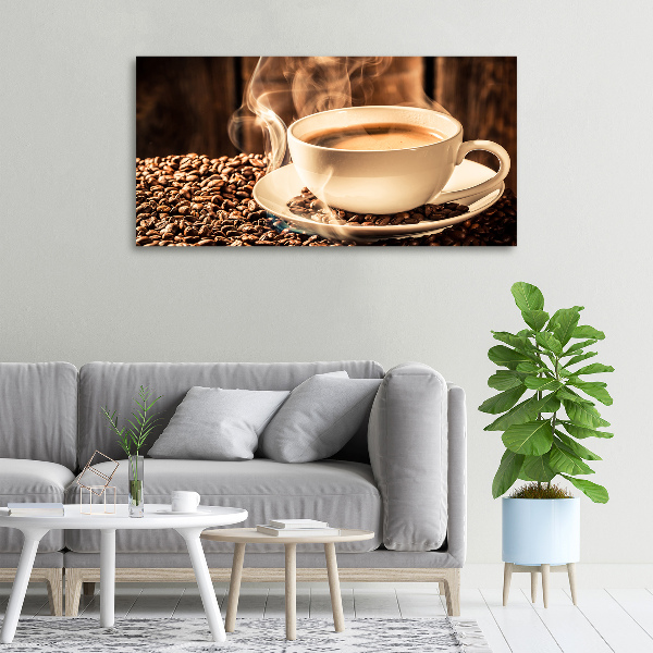 Schilderij op canvas Aromatische koffie
