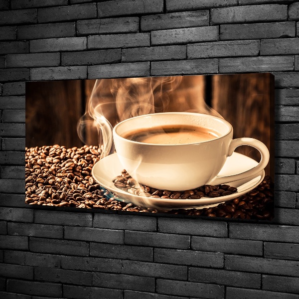 Schilderij op canvas Aromatische koffie