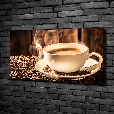 Schilderij op canvas Aromatische koffie