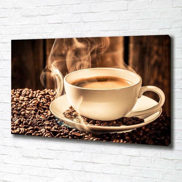 Schilderij op canvas Aromatische koffie