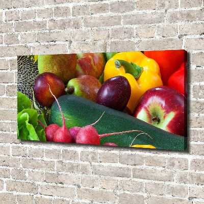 Canvas foto Fruit en groenten