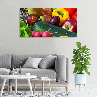 Canvas foto Fruit en groenten