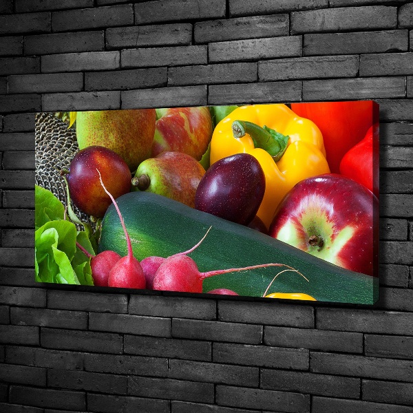 Canvas foto Fruit en groenten