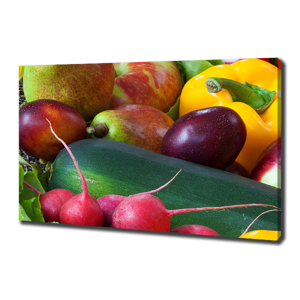 Canvas foto Fruit en groenten